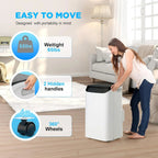 HUMHOLD 14000 BTU Portable Air Conditioner, White - HDPAC-10-A1
