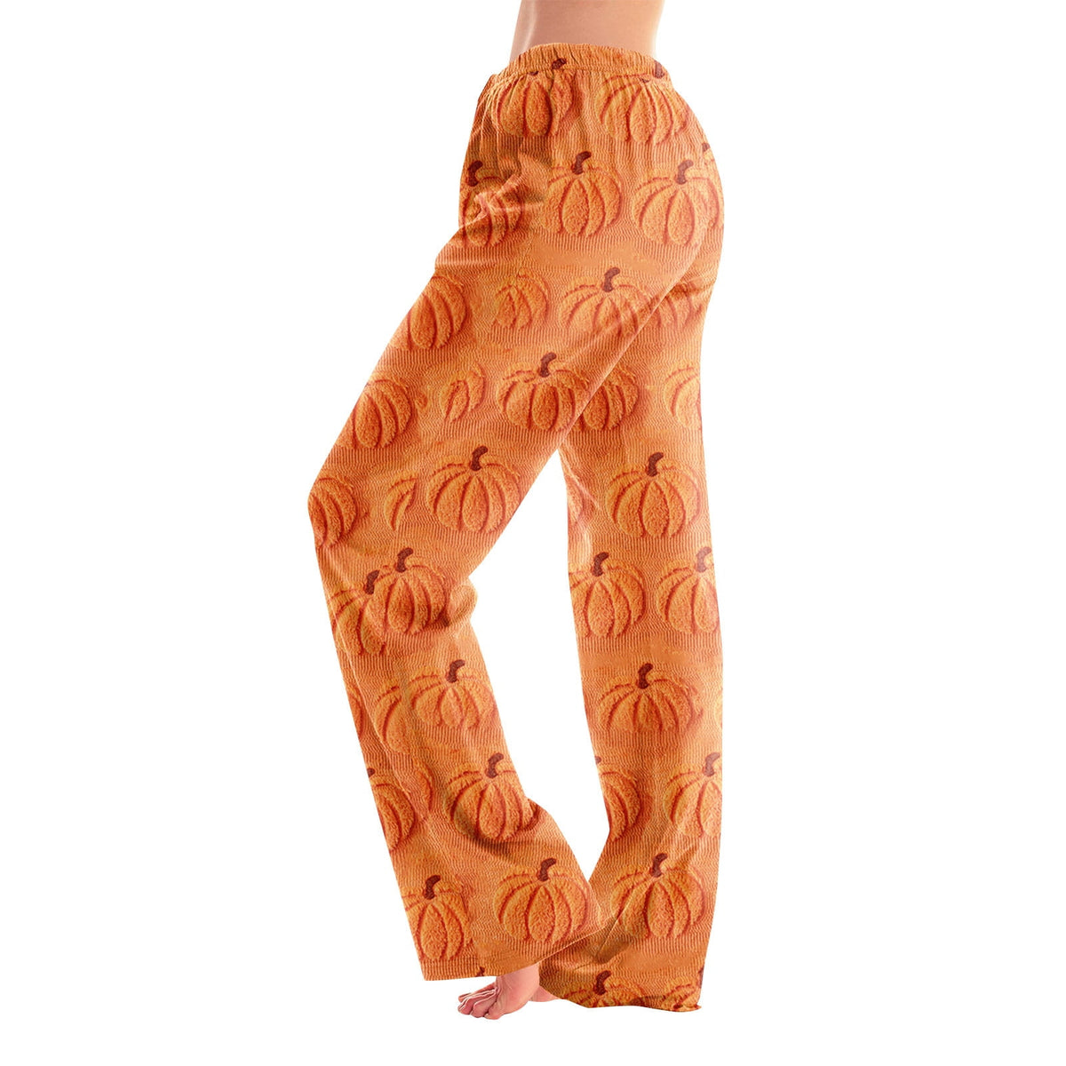 Hearthz Halloween Flannel Pajama Pants Women Plush Fuzzy Pajama Pants for Women Plaid Warm Cozy Pj Bottoms Lounge Pants Flannel Pants for Women