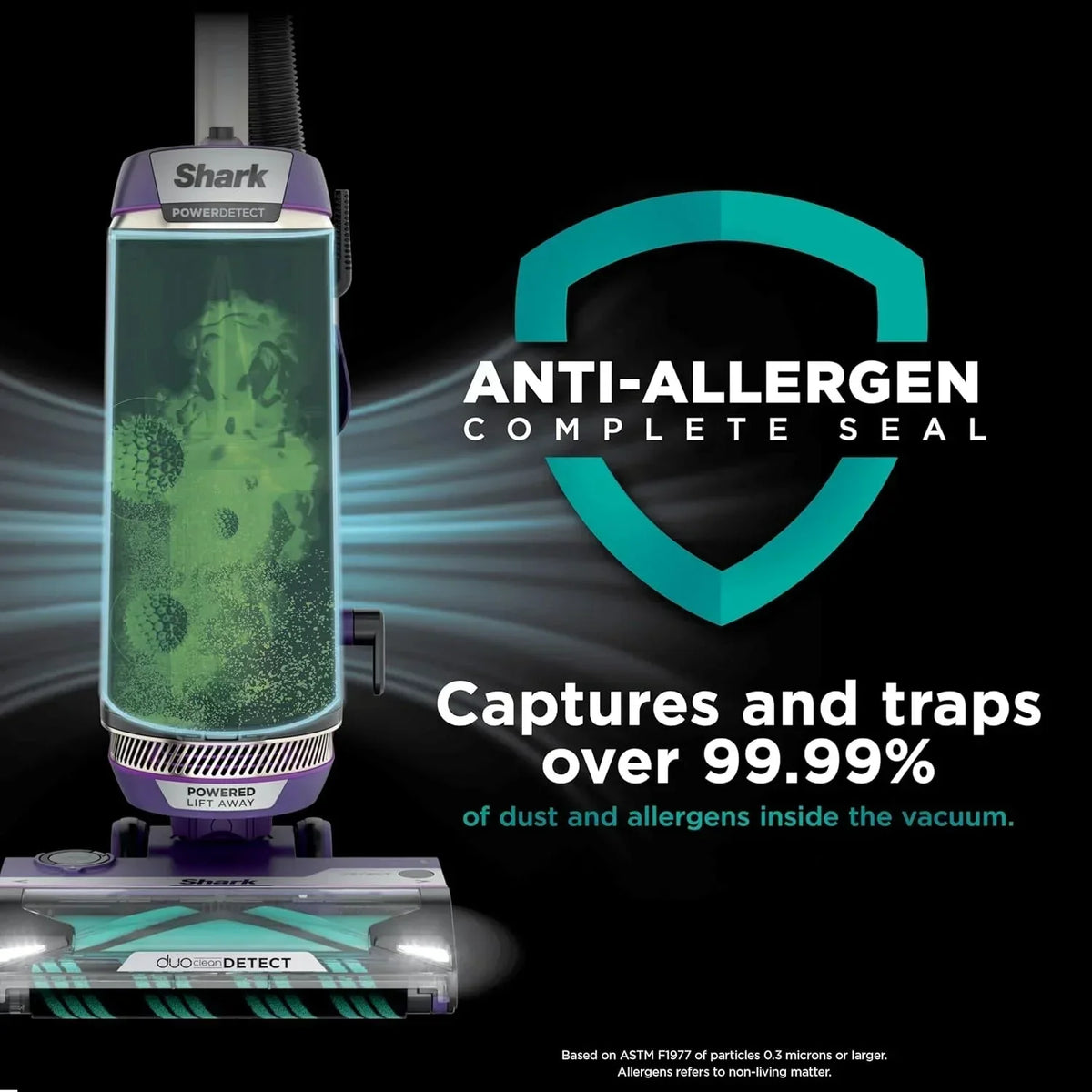 Shark Powerdetect Upright Vacuum Cleaner With HEPA Filter - AZ4002 (Certified Refurbished)