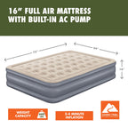 Ozark Trail 16" Full Air Mattress with Built-In AC Pump