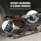 Portable Car Lift System 5000 LBS Carbon Steel Black - 9.06 inch-25.6 inch