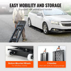 Portable Car Lift System 5000 LBS Carbon Steel Black - 9.06 inch-25.6 inch