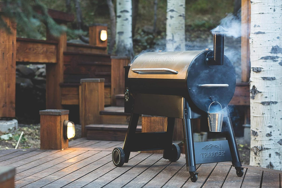 Traeger Grills Pro 34 Electric Wood Pellet Grill And Smoker, Bronze, 884 Sq. In. - Pro 34