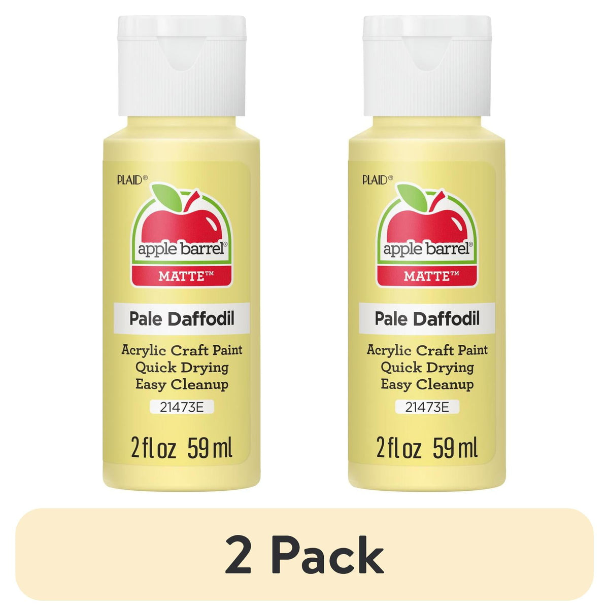 Apple Barrel Acrylic Craft Paint, Matte Finish, 2 fl oz