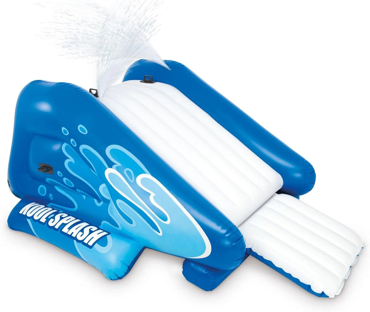 Kool Splash Inflatable Water Slide With Built-In Sprayers, Blue, 131 x 81 x 46 in