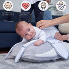 Newborn Comfort Cushion With Gentle Vibration And Heartbeat Sound For Tummy Time