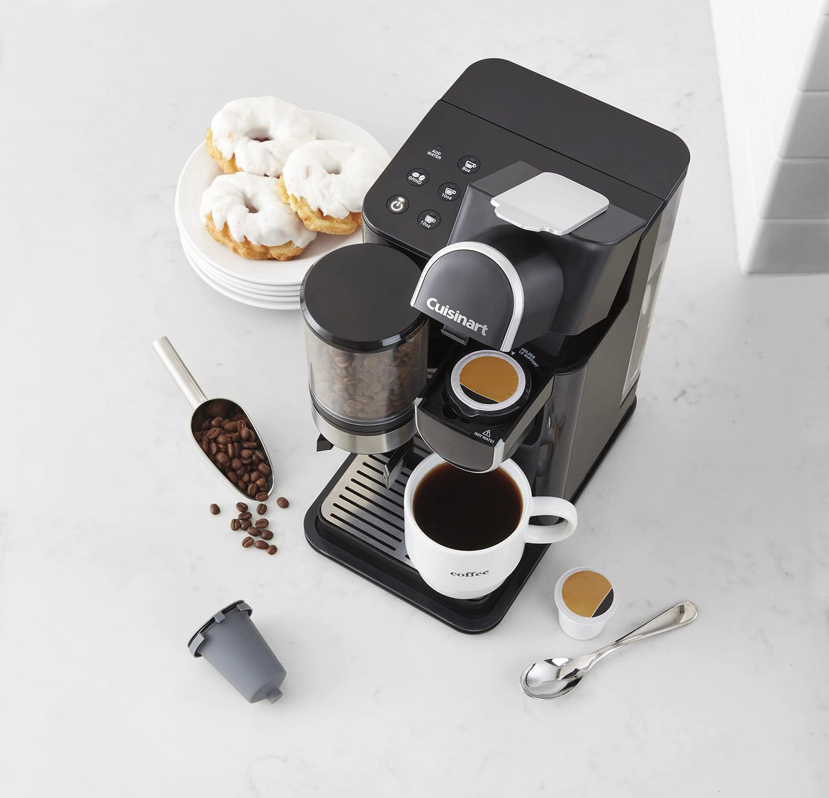 Cuisinart Single Serve Coffee Maker With Coffee Grinder - 48 Ounce