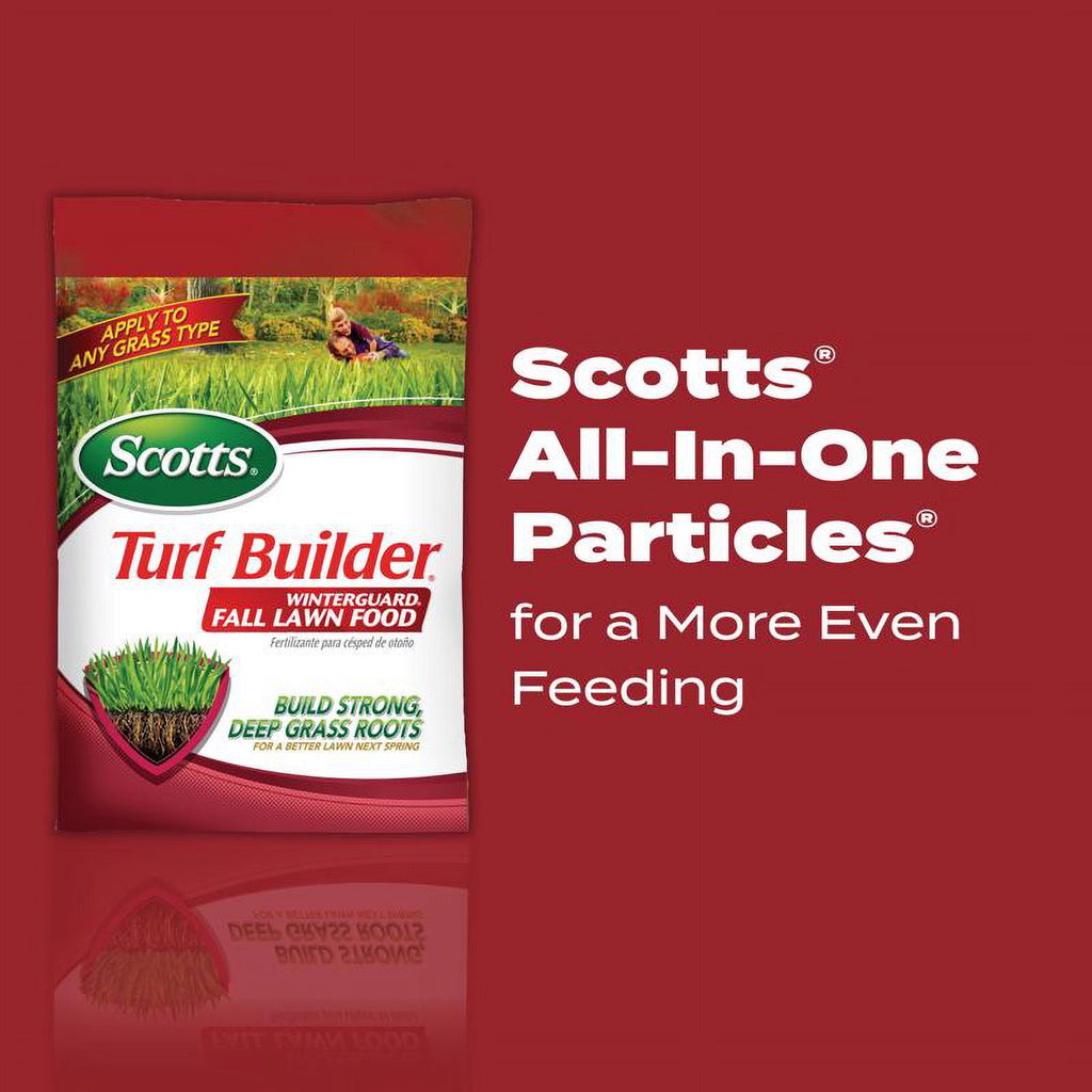 Scotts Turf Builder WinterGuard Fall Lawn Fertilizer for All Grass Types, 12,000 sq. ft., 32.3 lbs.