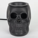 Ceramic Skull Electric Wax Warmer, Black, Halloween by Way To Celebrate