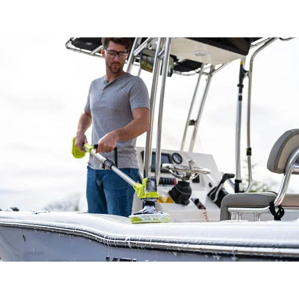 RYOBI 18V ONE+ VORTEX Telescoping Power Scrubber