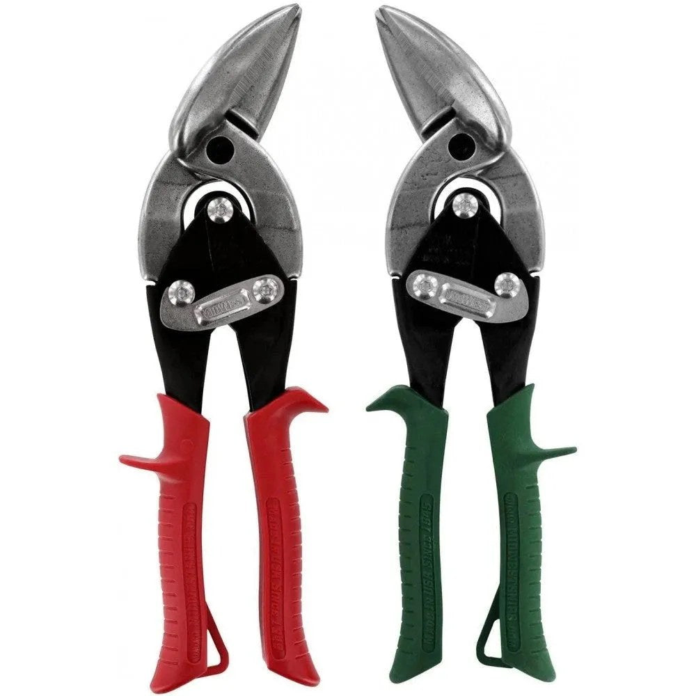 MIDWEST HVAC Tool Kit 9 Piece Set With Aviation Snips, Metalworking Tools And Bag - MWT-HVACKIT03