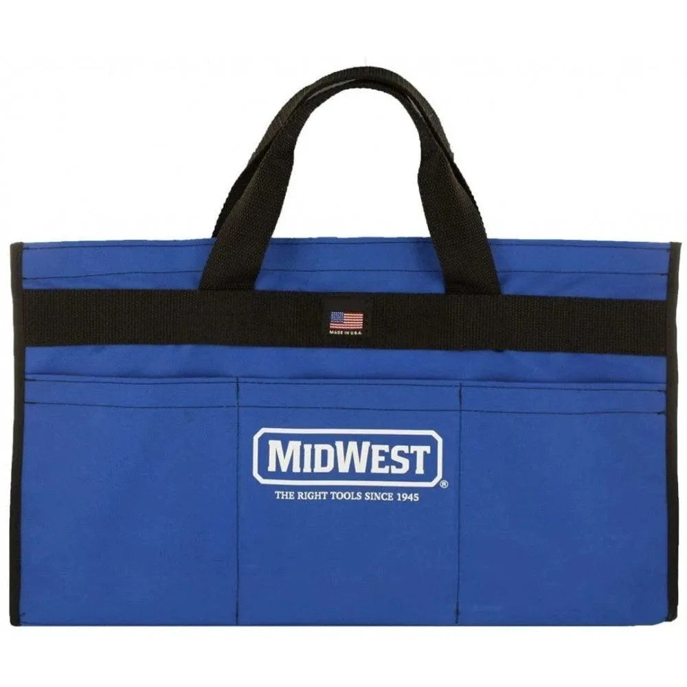 MIDWEST HVAC Tool Kit 9 Piece Set With Aviation Snips, Metalworking Tools And Bag - MWT-HVACKIT03