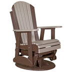 Poly Lumber Adirondack Swivel Glider Chair - 30W x 28D x 44H
