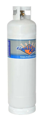 Flame King 60 lb Steel Propane LPG Refillable Cylinder With POL Valve - YSN60LB