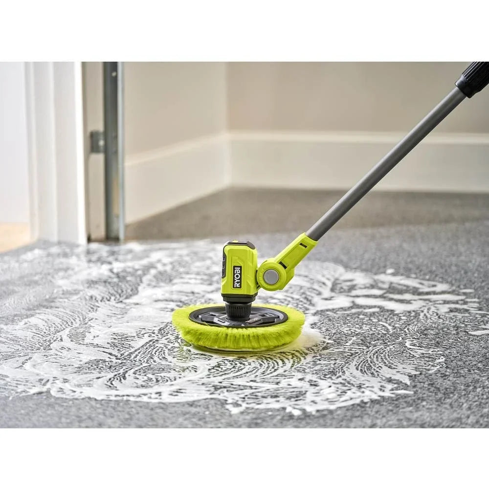 RYOBI 18V ONE+ VORTEX Telescoping Power Scrubber