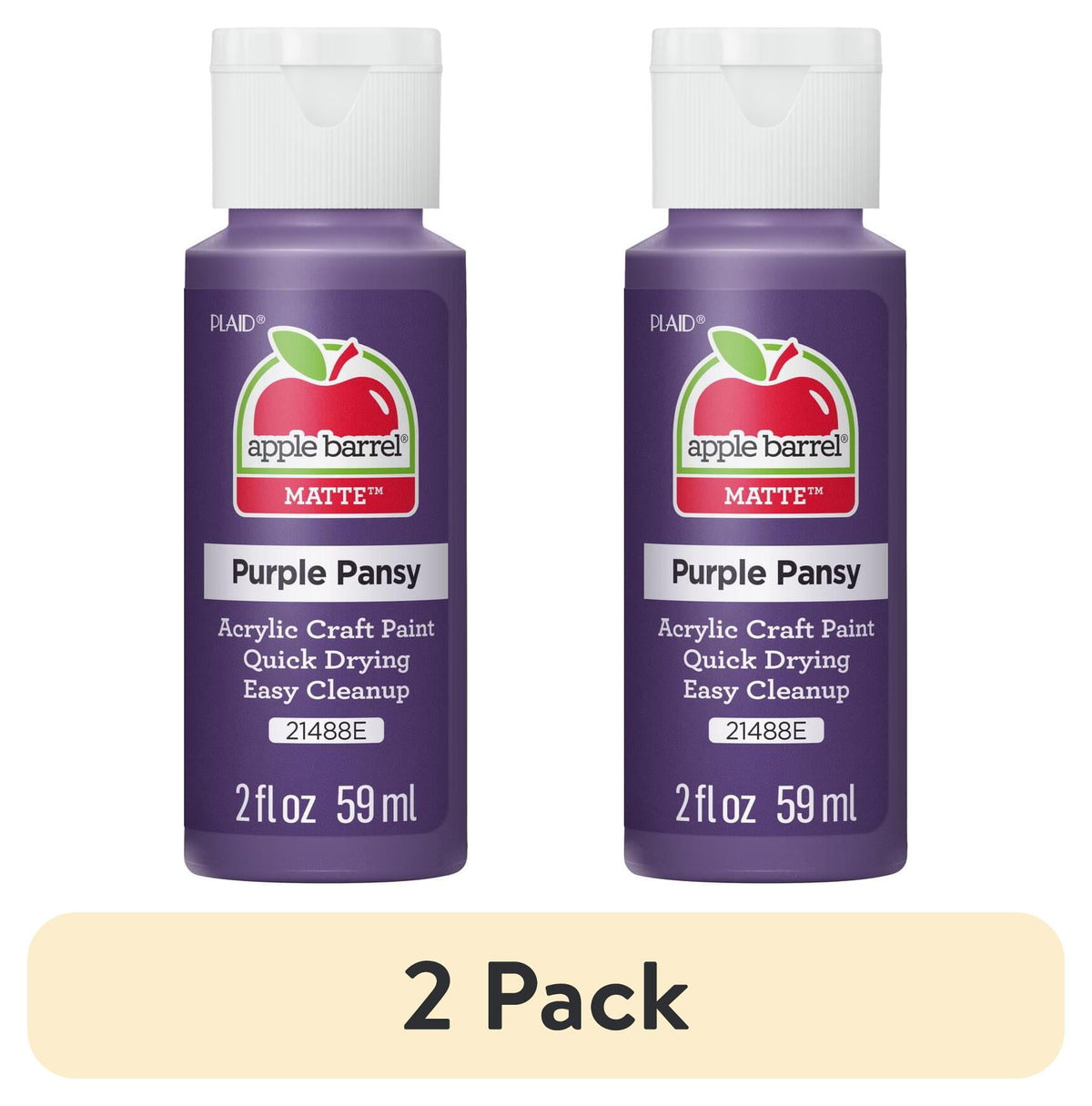 Apple Barrel Acrylic Craft Paint, Matte Finish, 2 fl oz