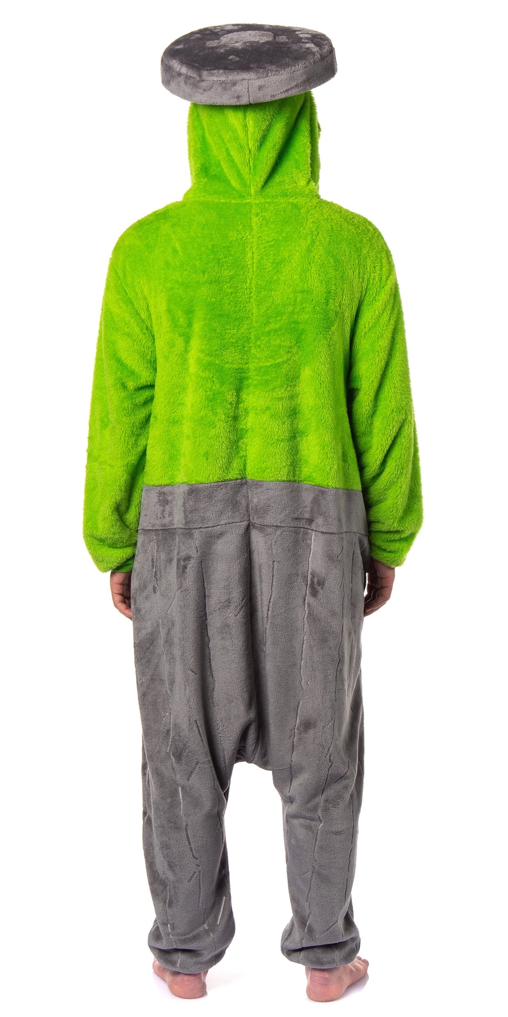 Sesame Street Union Suit Adult Kigurumi Costume Pajama Fleece Hooded One Piece