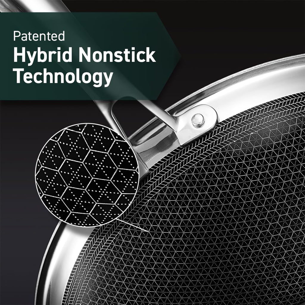 HexClad Nonstick Dishwasher Friendly Compatible