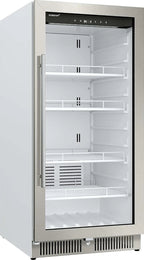 EdgeStar Commercial Beverage Merchandiser, 10.1 Cu. Ft., 22 in Wide, Stainless Steel - VBM101