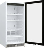 EdgeStar Commercial Beverage Merchandiser, 10.1 Cu. Ft., 22 in Wide, Stainless Steel - VBM101
