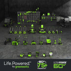 Greenworks Cordless Edger 60V 8 in Brushless With 2.0 Ah Battery And Charger