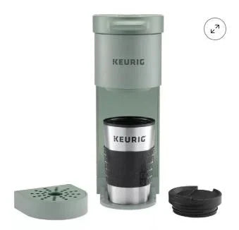 Keurig K-Mini Go Single-Serve K-Cup Pod Coffee Maker, Sage