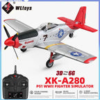 RC Plane 2.4G 4CH 3D6G P51 Fighter 56CM x 49CM - A280