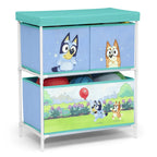 Delta Children Bluey 3-Piece Toddler Bedroom Set With Bed, Chair Desk And Toy Organizer - Blue
