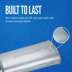 Walker Exhaust Quiet-Flow SS 21690 Exhaust Muffler Fits select: 2010-2020 CHEVROLET EQUINOX, 2010-2017 GMC TERRAIN