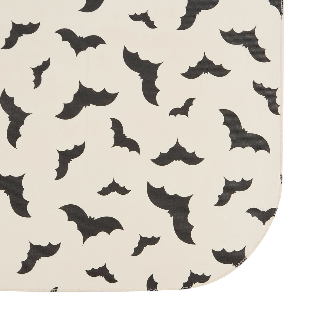Way To Celebrate Halloween PEVA Tablecloth Indoor & Outdoor Table 60" x 84" - Bat Toss
