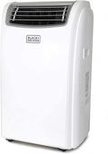 BLACK+DECKER Portable Air Conditioner With Heat And Remote Control, 14,000 BTU, White