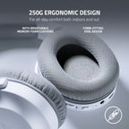 RAZER BARRACUDA X (2022) - 2.4GHz Wireless/BT Headset, Multi-Platform Gaming and Mobile - Mercury (White)