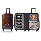 Vino Via 10-Bottle Wine Luggage With TSA Lock And Anti-Theft Zippers