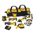 DEWALT 20V MAX 10-Tool Combo Kit With Batteries And Charger - DCD771 DCF885 DCE100 DCL040 DCR006 DCS355B DCG412B DCS393B DCS381B DCV517B