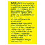 12 pack) Cafe Bustelo, Espresso Style Dark Roast Ground Coffee, Vacuum Packed 10 oz Brick
