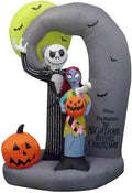 Airblown Jack Skellington And Sally Hills Scene Inflatable, 7 ft - 228486