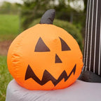 Airblown Jack Skellington And Sally Hills Scene Inflatable, 7 ft - 228486