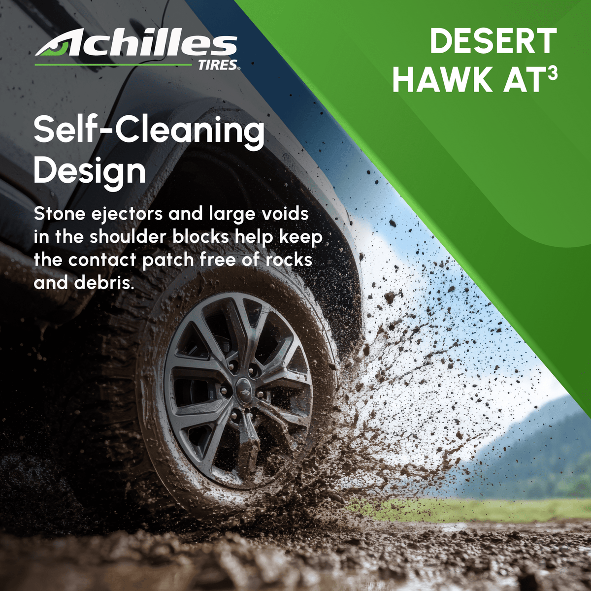 Achilles Desert Hawk AT3 All Terrain 235/75R15 109S XL SUV/Crossover Tire