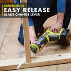 RYOBI 18V ONE+ Reciprocating Saw - 1" Stroke Length and 3,400 SPM