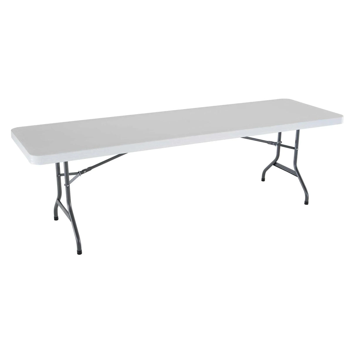 Lifetime 4 8-Foot Rectangle Folding Tables And 32 Chairs Set, White Granite - 80147