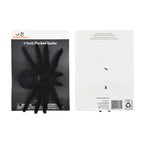 Flocked Spider Decoration, Black, 7", Halloween by Way To Celebrate