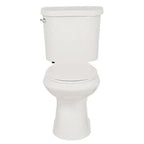 Glacier Bay 2-Piece 1.28 GPF High Efficiency Single Flush Elongated Toilet - White