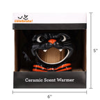Ceramic Black Cat Electric Wax Warmer, Black, Halloween by Way To Celebrate