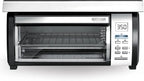 BLACK+DECKER SpaceMaker Under-Cabinet Toaster Oven, Black/Stainless Steel, 9 in Pizza, 4 Slice - TROS1000D