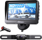 eRapta Backup Camera with Monitor 4.3 inch License Plate Wired Back up Camera for Car or Truck Pickup SUV Rear View Camera Backing Reverse Camera