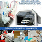 Inflatable Spray Paint Booth Tent 33 x 16.4 x 12 ft With 2 950W And 350W Blowers