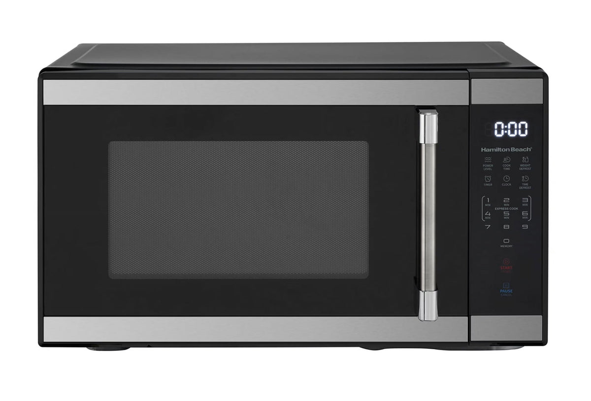 Hamilton Beach Countertop Microwave Oven 1.1 cu. ft. 1000 Watts White Stainless Steel - HB61W100027880