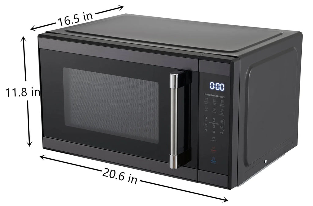 Hamilton Beach Countertop Microwave Oven 1.1 cu. ft. 1000 Watts White Stainless Steel - HB61W100027880