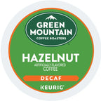 Green Mountain Hazelnut Decaf Light Roast Coffee K-Cup Pods, 96 Count