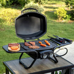 Captiva Designs 4-Burner Propane Gas Grill With Side Burner, 42,000 BTU, Silver - GR001